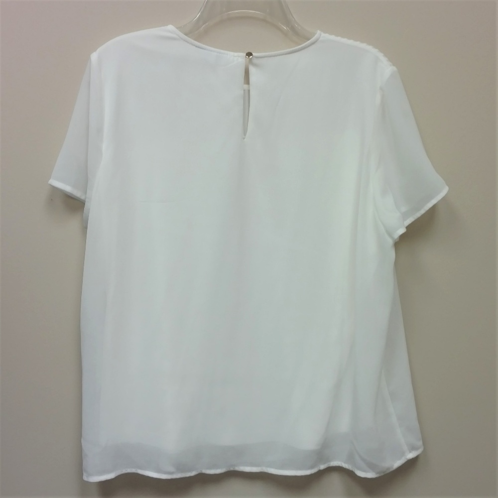 Roz & Ali Cream Blouse - Picture 4 of 5